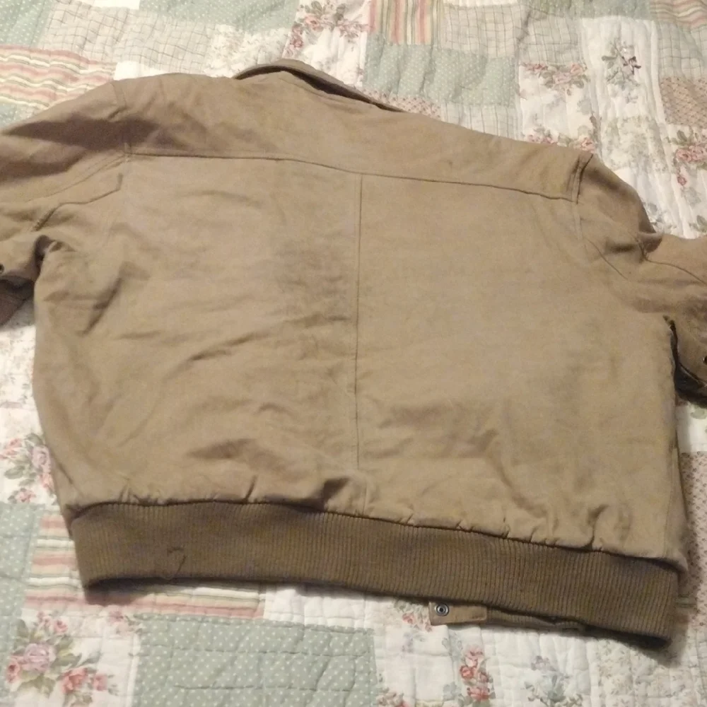 vintage U2 Wear Me Out leather bomber flight jacket. - Picture 12 of 16